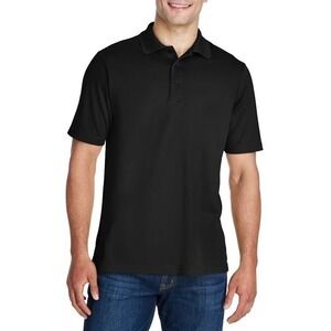 Core365 Men's Origin Performance Pique Polo - Black - Size 2XL - #88181